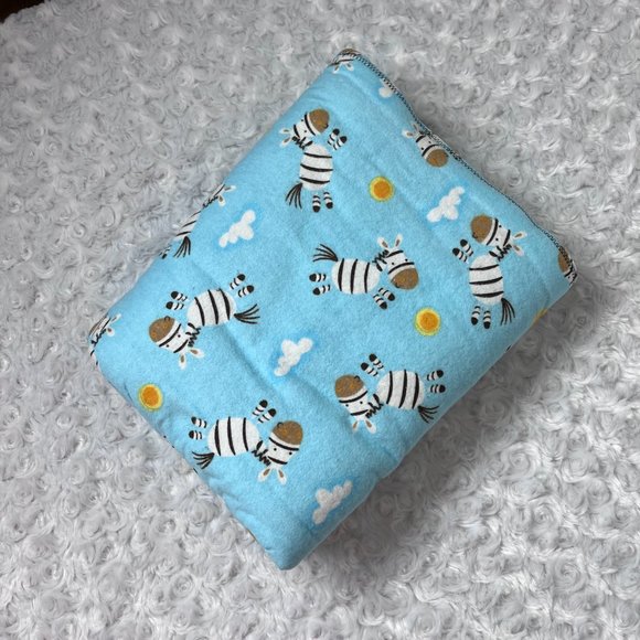 Jumping Zebra Baby Blanket - Picture 2 of 7